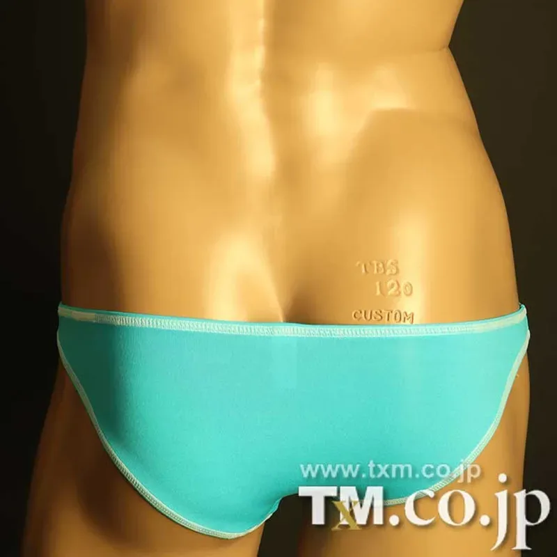 Sexy Male Big Pouch Briefs Contrast Color Binding Edge Low Waist Silky Smooth Candy‑colored Men Daily Intimate Underwear Panties