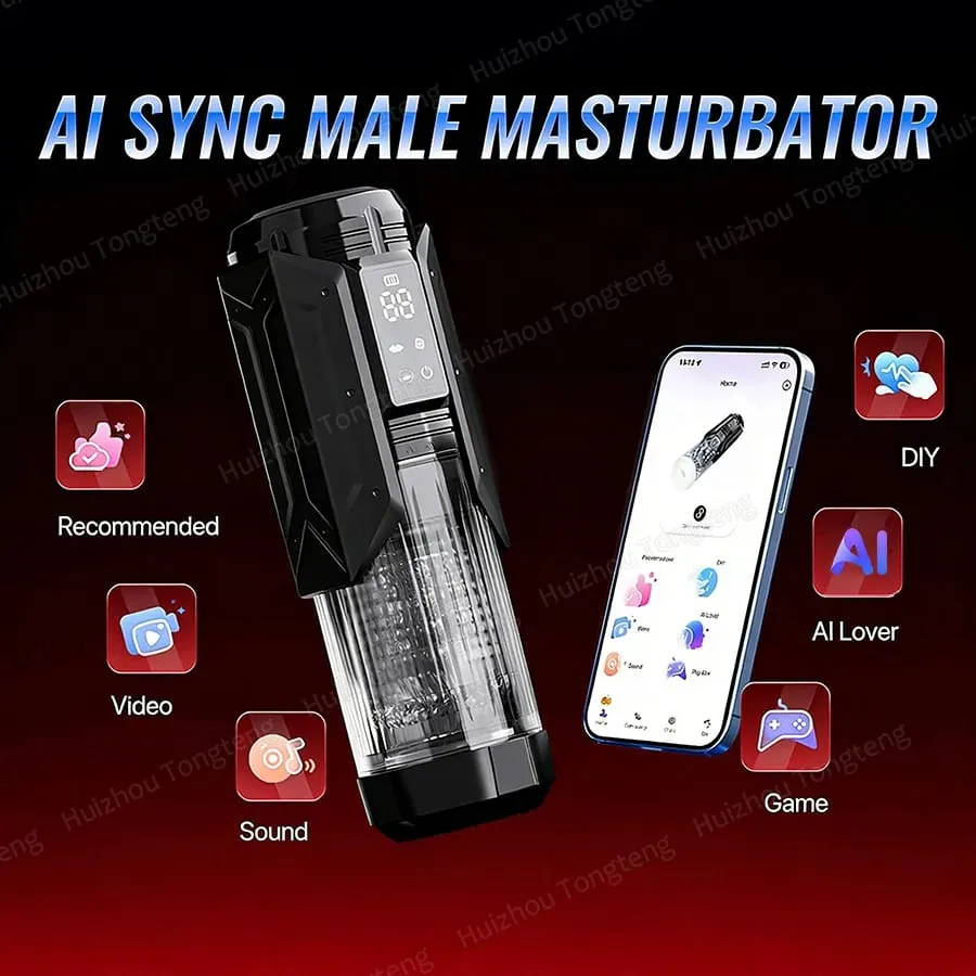 APP LED Automata Férfi Maszturbátor Kupa 7 Szívás Forgó Nyalás Lágyítási módok Zsebi punci simogató szopás férfi szexjátékok