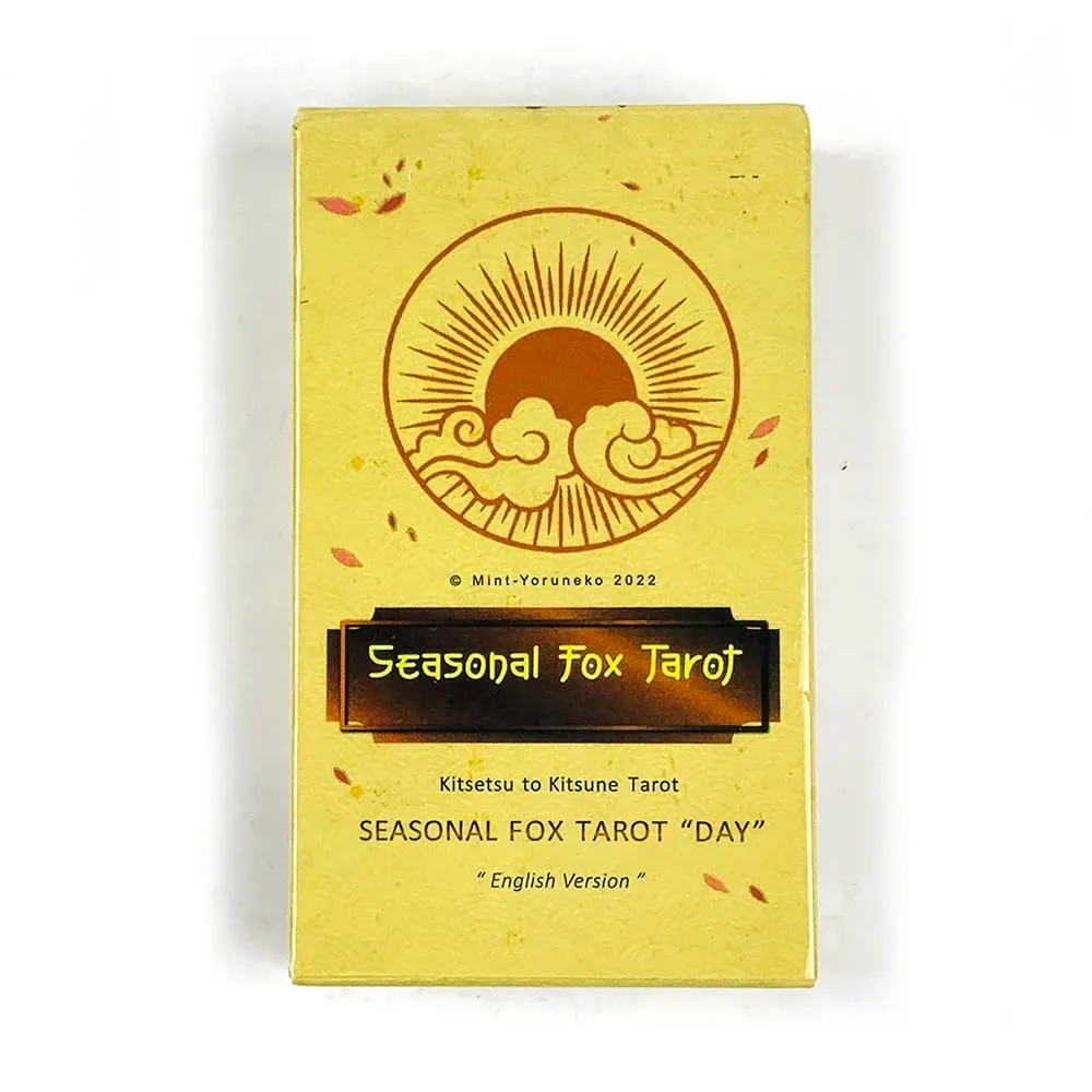 Seasonal Fox Cards Tarot Family Gathering Παιχνίδι με κάρτες Mysterious Divination Oracle Επιτραπέζια παιχνίδια για αρχάριους