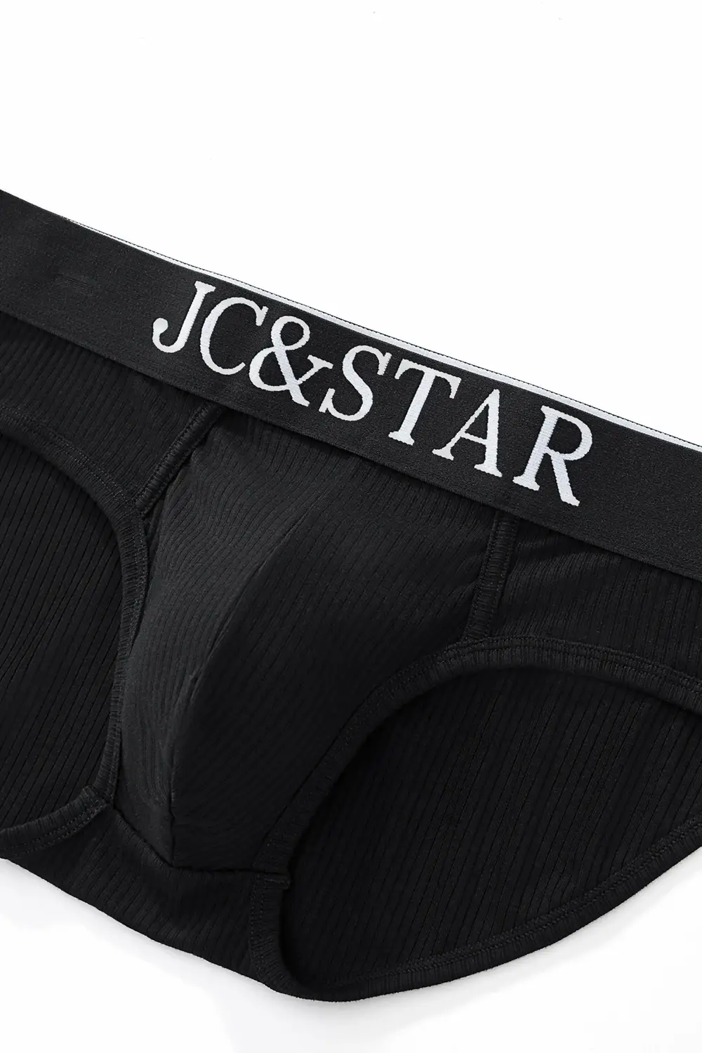 Athletic High Cut Design Sexy Man's Underwear Briefs Underpants Ribbed Cotton Sports Comfort Men Bikini Slip Men's Tanga Briefs