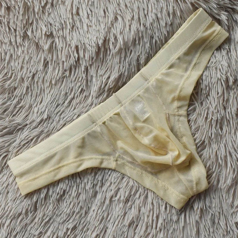 Breathable Briefs G Strings Comfort Fit Flexible Stretch Lightweight Fabric Nylon Spandex Mix Low Waist G Strings