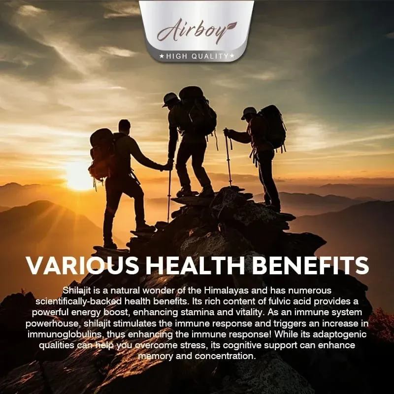 Shilajit & Ginseng - Energy & Vitality Support Improve Mental Clarity Immune Support Increase Endurance Muscle Growth