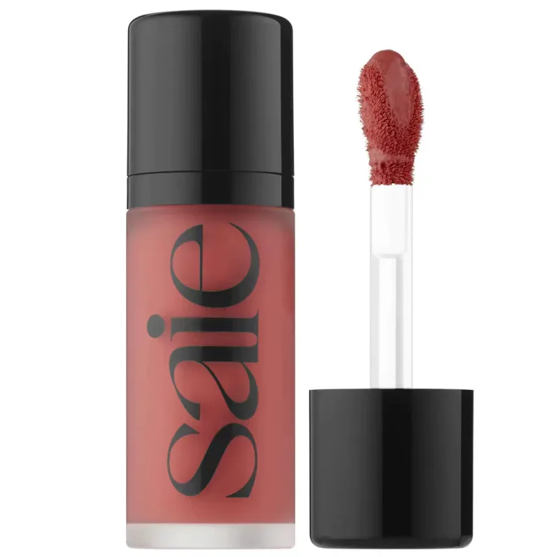 מותג חדש Saie Slight Gloss Liquid Blusher נוזלי High Gloss ג'ל Starglow עמיד לאורך זמן קל לצביעה קוסמטיקה ניידת אופנה