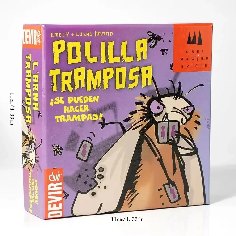 Mogel Motte Polilla Tramposa παιχνίδι καρτών Devir-Game Cheating Moth /Royal Xiaoqiang Cheating Moth