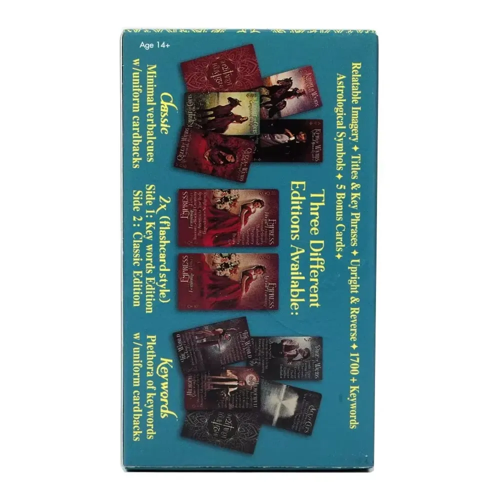 iN2IT Tarot pakli kulcsszavakkal Tarot kártyák Oracle kártyák kezdőknek és gyakorlóknak minden szinten megfelelő társasjáték