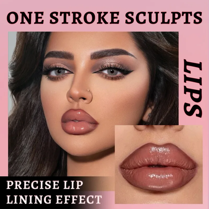Matte Liquid Lipliner Pencil Waterproof Plumping Stain Lipstick Natural Lip Liner Outline Lips Contour Pen Cosmetics