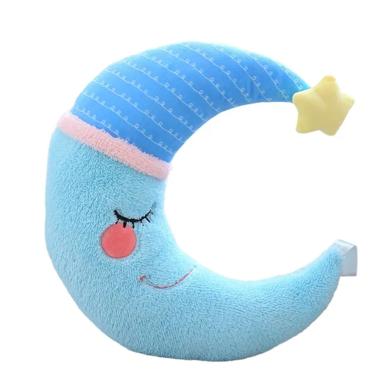 Fantastic Star Cloud Moon Rainbow Plush Pillow Stuffed Sky Natural Cushion Yellow Pink Blue Shy Emotion Plushie Decoration Gift