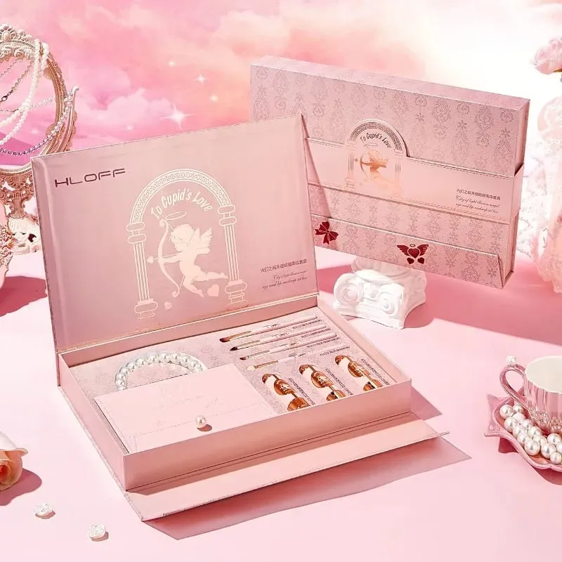 Makeup Gift Set – Eyeshadow Palette & Lipstick Full Face Beauty Kit Perfect Valentine‘s Day Gift for Girlfriend & Wife