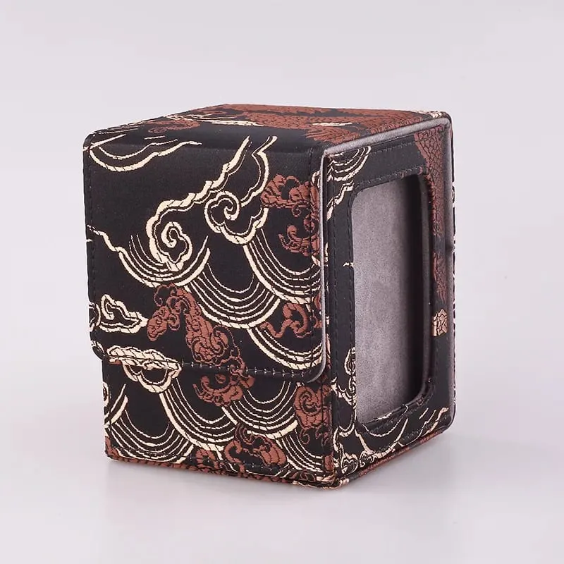 120+ Trading Card Deck Box με παράθυρο προβολής MTG PTCG TCG Επιτραπέζια παιχνίδια Συλλεκτικές θήκες για κάρτες YGO Magnetic Organizer Case Δώρο