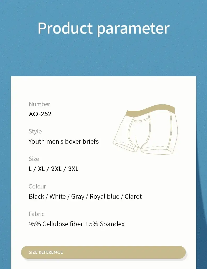 Bullet separation panties men's modal summer breathable sports boxers ice silk ice pocket shorts