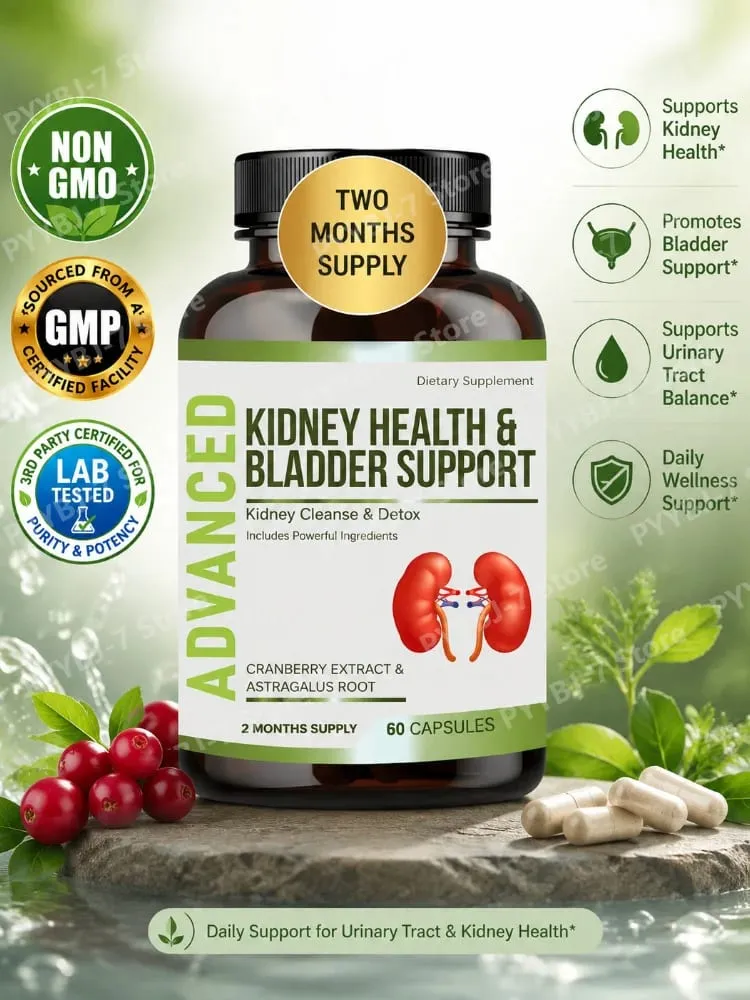 Cranberry Herbal Complex húgyutak vese egészségét támogató kapszula 60 Count Wellness támogató kiegészítő felnőtteknek