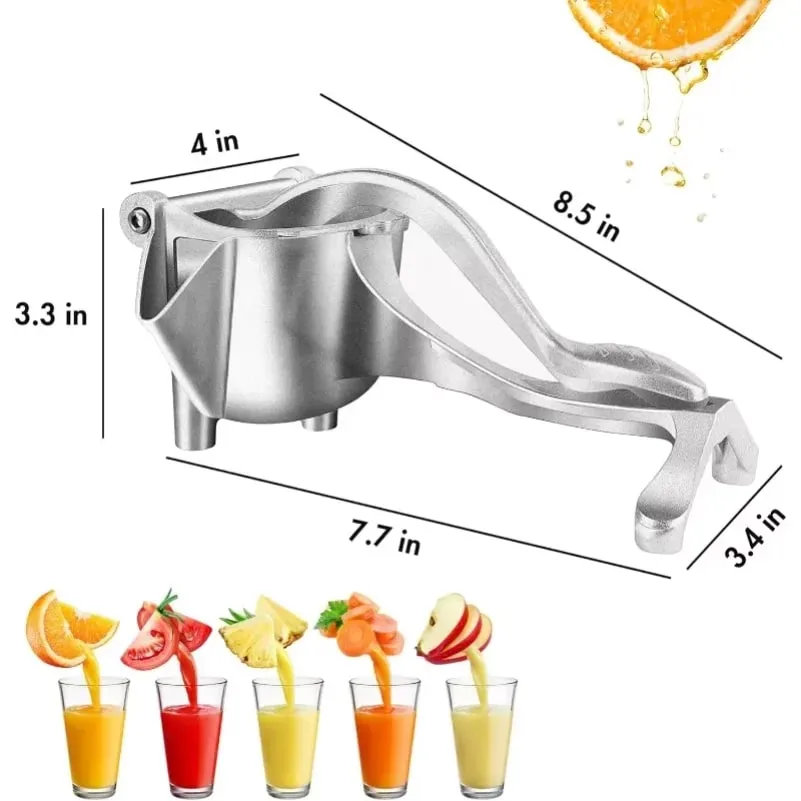 Kézi facsaró Gyümölcsléfacsaró Levehető nagy teherbírású citrusfacsavaró szerszám Prémium minőségű fémötvözet facsaró