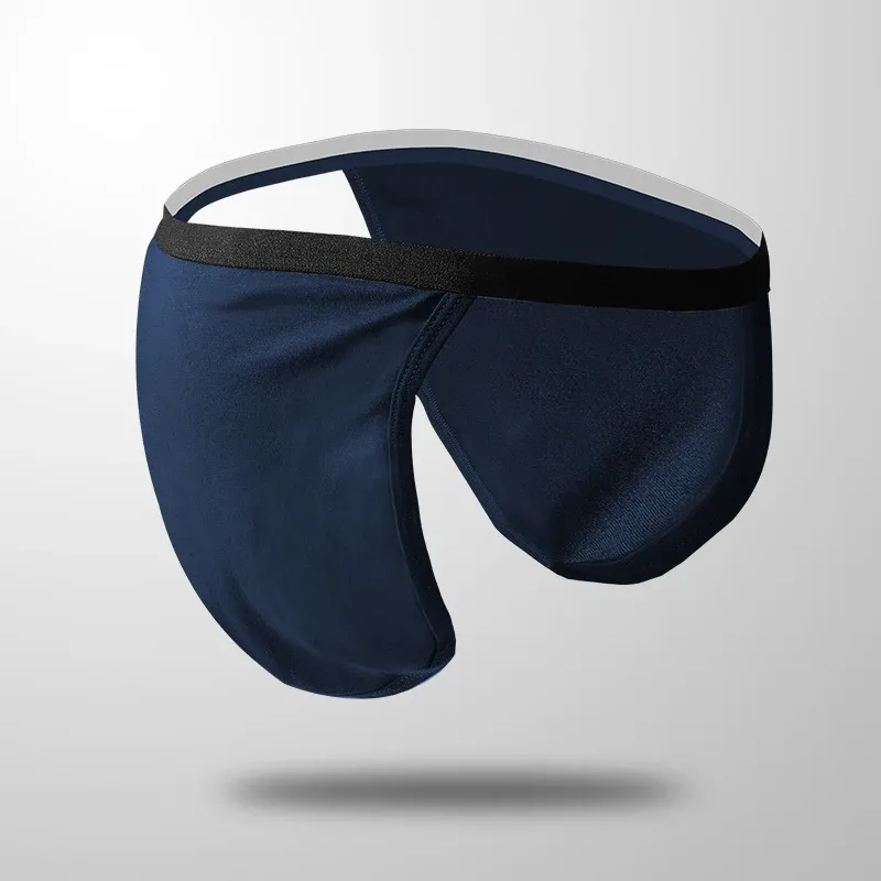 3PCS Men's Japanese Style Fundoshi Cotton Underwear, Breathable Comfort Sports Thong for Men, No Pouch, Sexy Loincloth Private