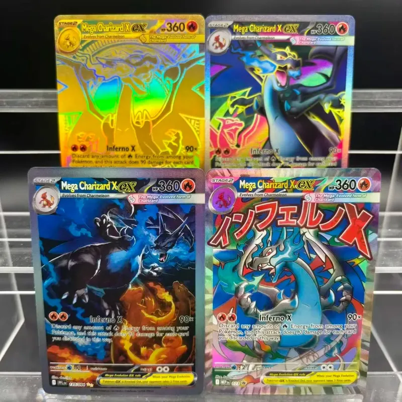Tự Làm Bộ Sưu Tập Thẻ Mega X Ex Phantasmal Flames EN Tự Làm Thẻ Đơn Trò Chơi Cổ Điển Anime Thẻ Quà Tặng