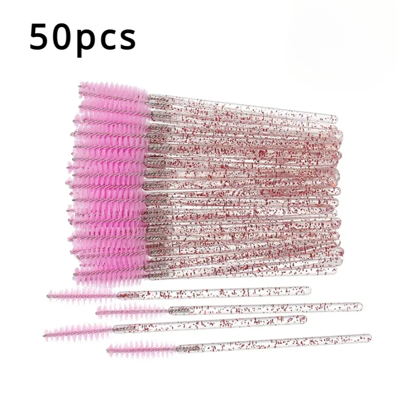 50/100/150 Stuks Wimper Borstels Concealer Lash Brush Spoolies Mascara Wands Applicator Voor Wimperverlenging Make-Up Set laukiss