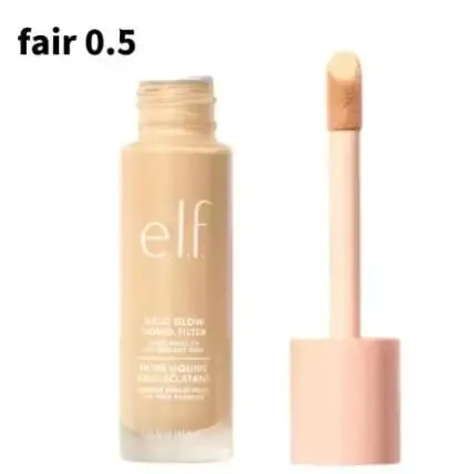 ELF Halo Glow Liquid Filter Liquid Foundation 3 New Shades Η επιδερμίδα δείχνει υγιής και πιο λαμπερή βάση μακιγιάζ ομορφιάς