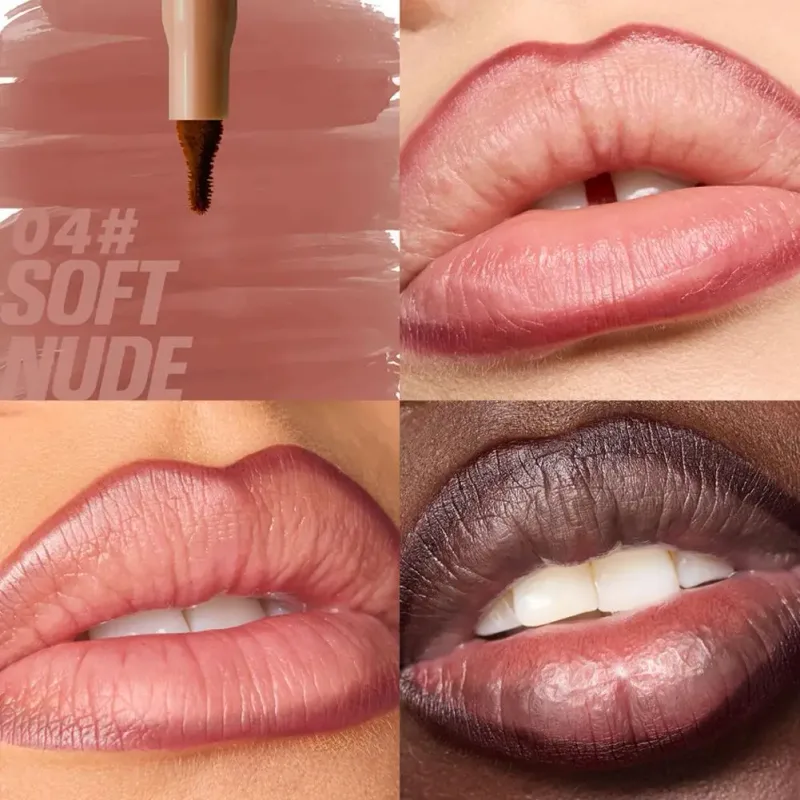 Lip Liner Long Lasting Αδιάβροχο Χρώμα μακράς διάρκειας με υψηλή χρωστική που δημιουργεί τρισδιάστατα πυκνά χείλη που καθορίζουν το μακιγιάζ