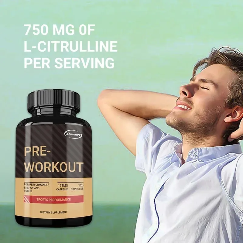 Pre-Workout Supplement - Muscle Building Endurance Support Heart Health Circulation
