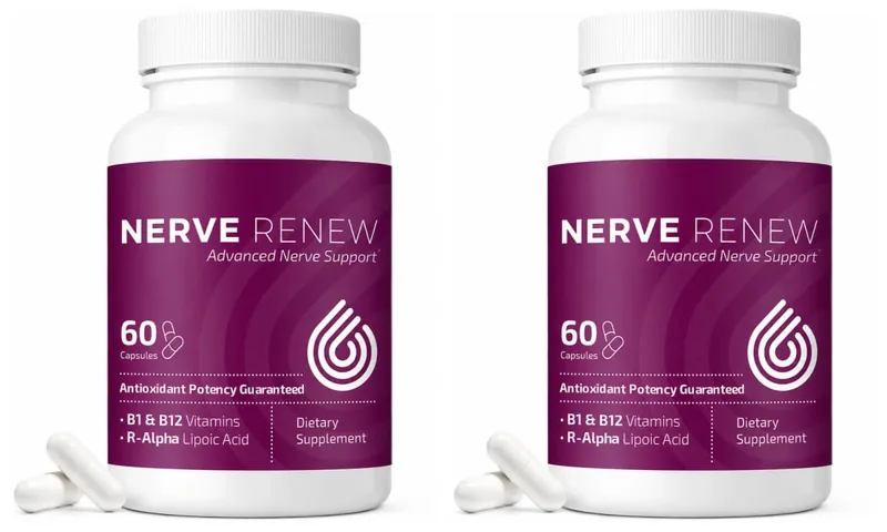 Nerve Renew Advanced Nerve Support Supplement - Natural Relief for Nerve Discomfort with R-Alpha Lipoic Acid & Vitamin B Complex