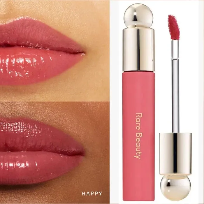 Rare Beauty Melting Cream Blush Makeup Matte Pearlescent Texture Glitter Blush Highlighter Bright Nourish Moisturize Lip Gloss