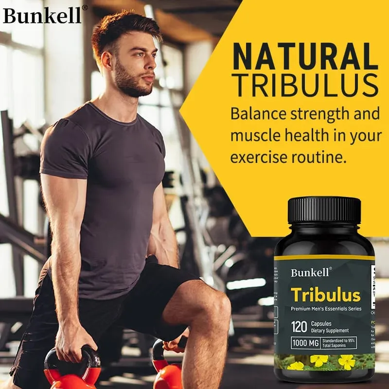 Tribulus Terrestris Capsules - Pinapalakas ang Enerhiya Pinapabuti ang Mood Pinapahusay ang Endurance at Athletic Performance - 120 Capsules