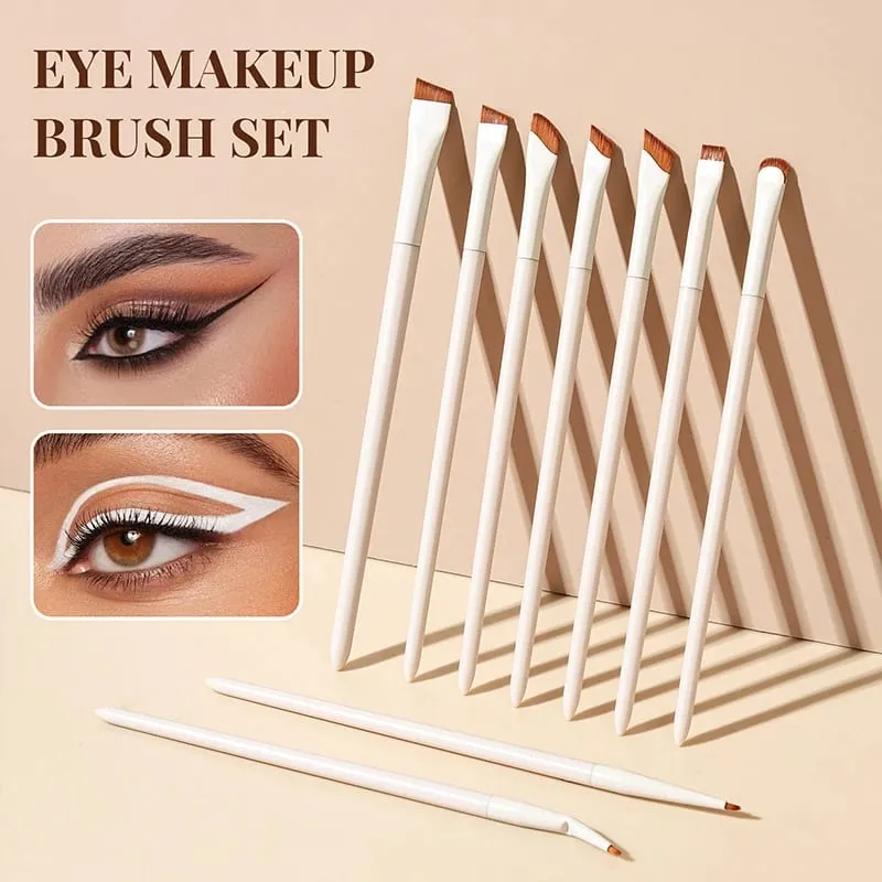 3/7/9 Σετ πινέλων μακιγιάζ Blade Eyeliner Brush Brushes Brushes Portable Fine Oblique Head Eye Liner Brush Brush Tool Makeup