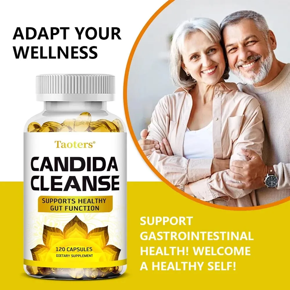 Candida Cleanse - Intestinal and Colon Support Suitable for Men and Women Cleansing and Detoxifying Balance Digestion