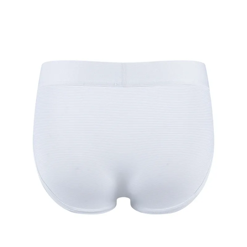 Men Underwear Brief Sexy Low-rise Striped Bikini Athletic Supporters Underpants Sleepwear Nylon Quick Dry Breathable