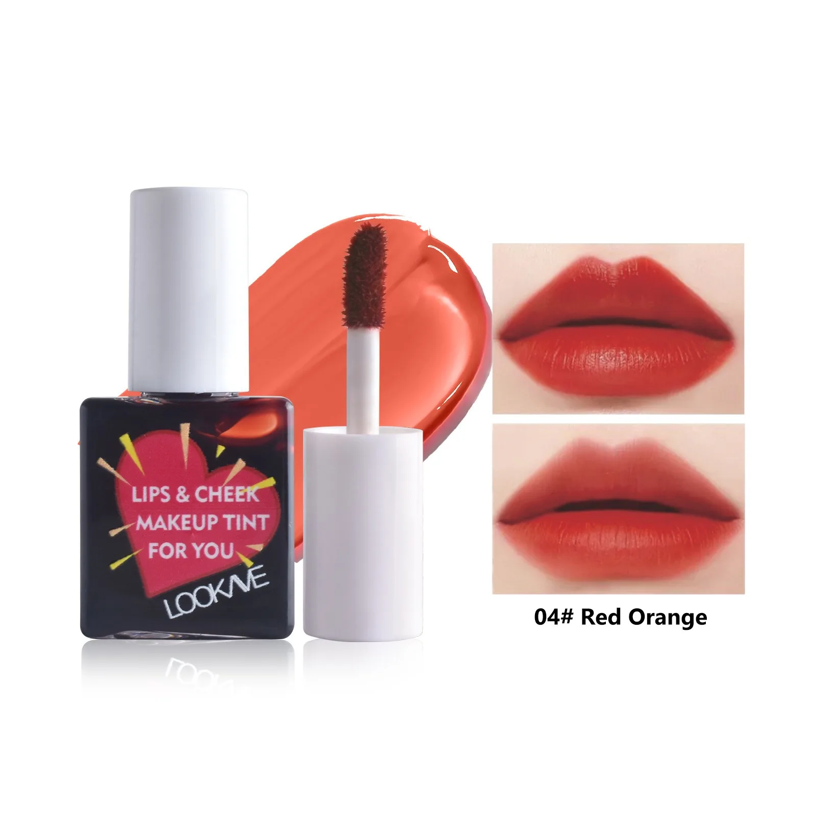 Lip Cheek Water Tint Matte Lip Stain Ενυδατικό Fruit Liquid Lipstick Blush 6 Χρώμα Lip Gloss Αδιάβροχα Καλλυντικά μακράς διαρκείας