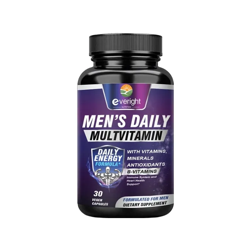 Men's Multivitamin – Pagpapalakas ng Immune na may Bitamina A B12 C D | Pang-araw-araw na Enerhiya at Non-GMO
