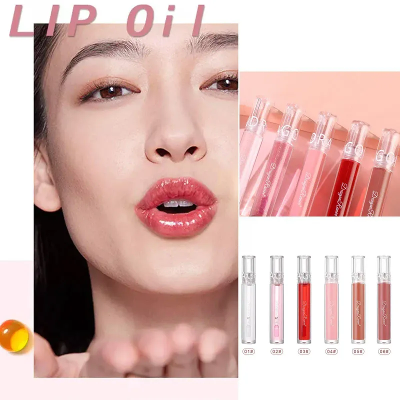Mirror Water Gloss Lip Glaze שפתון נוזלי לחות עמיד לאורך זמן זכוכית ליפ גלוס גלוס שקוף כתם שפתיים