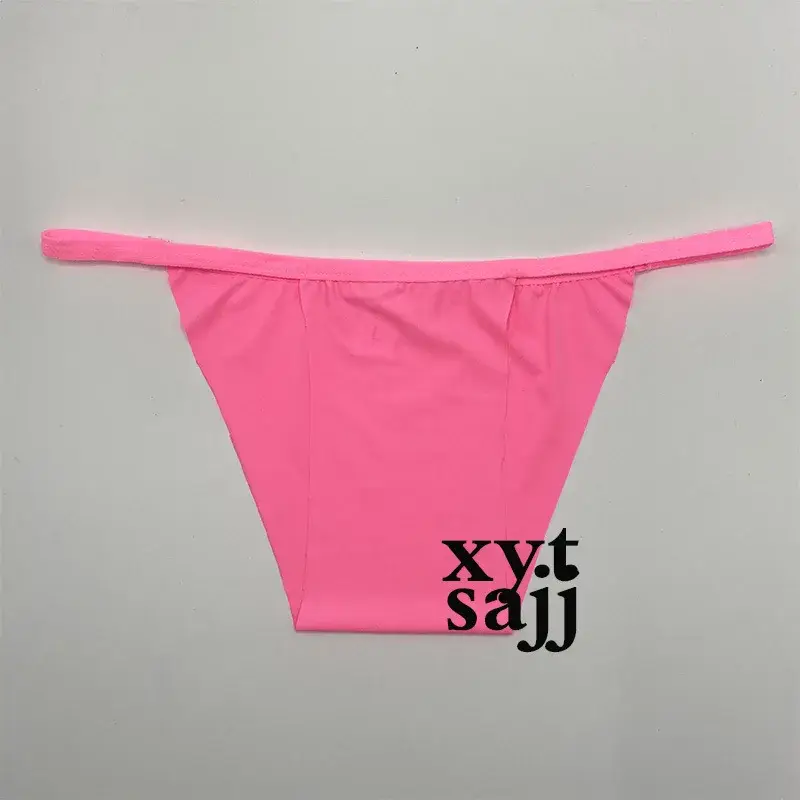 Low‑Rise Unisex Triangle Underwear One‑Piece Molding Solid Color No‑Elastic Design Non‑Binding Comfort Sexy Brief Panties