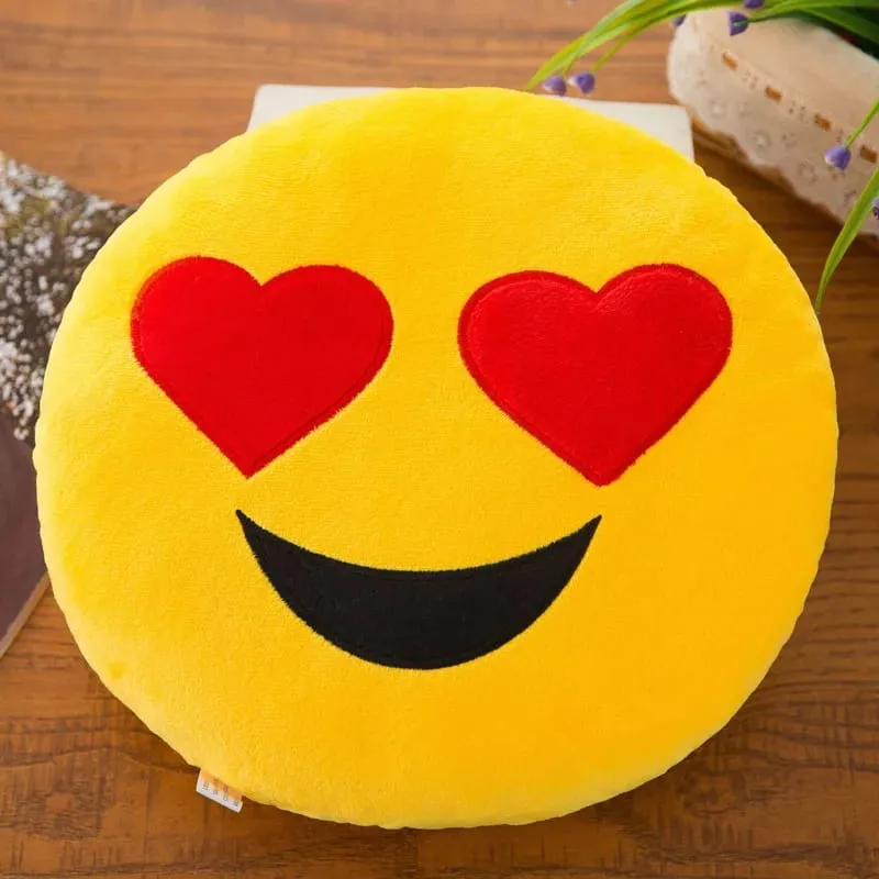 32 ס"מ Meme Emoji סמיילי פנים כרית קטיפה סופר חמודה כרית חיבוק רכה לשינה מנוחה וכרית - מתנת צעצוע