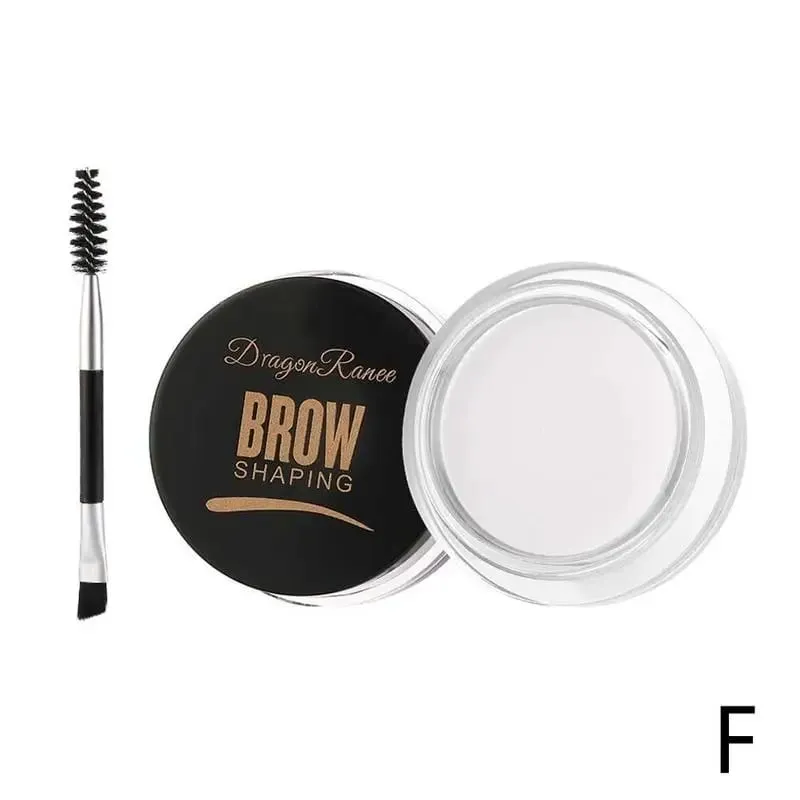 דבק עיצוב גבות Pomade סבון עיצוב גבות גבות ג'ל מתקן שעווה עם מברשת לנשים קוסמטיקה לגבות איפור ג'ל גבות