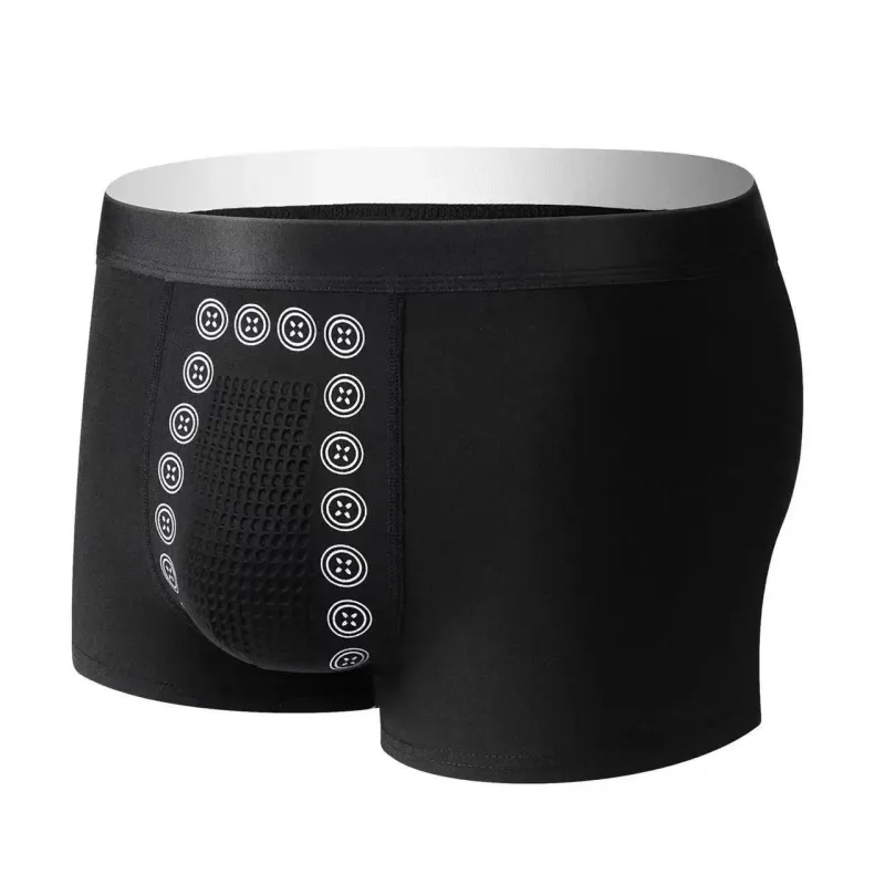 Sous-vêtements pour hommes en Polyester fibre extensible thérapie magnétique boxers pour hommes slips confortables pour un usage décontracté