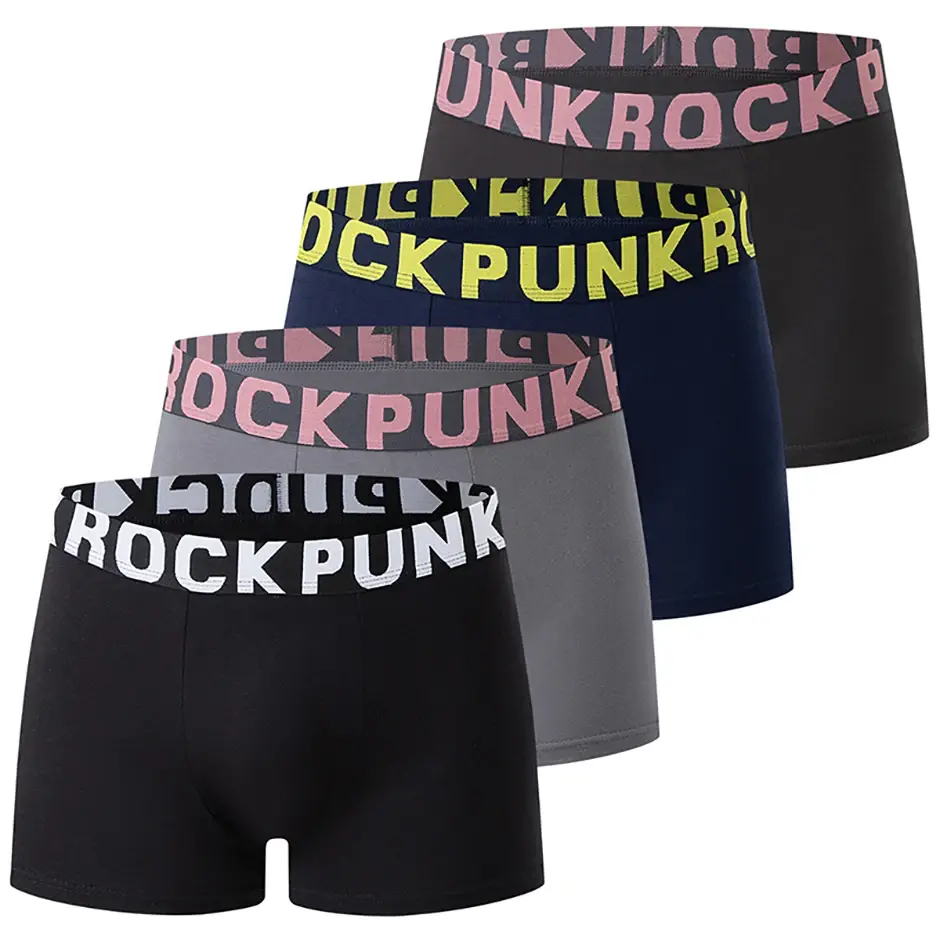 4/10 Piece Set Of Men's Casual Sports Beach Bottom Shorts Comfortable Pure Cotton Underwear Plus Size Versatile Boxer Shorts