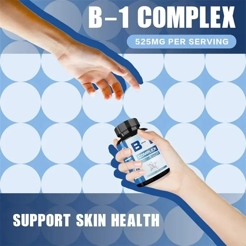 B1-vitamin komplex – Fáradtság, emésztés, stressz, hangulati képlet, fokozza az energiát és az anyagcserét