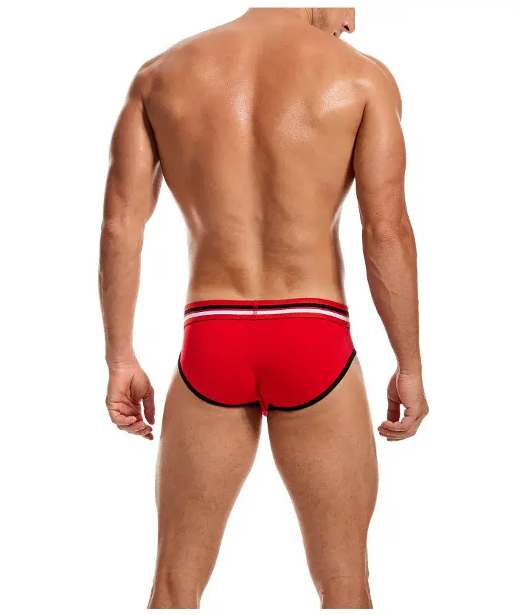 2-Piece Set - Cotton Men's Underwear Briefs Breathable Youth Mid-Waist Large-Size Men's Underwear Summer Briefs