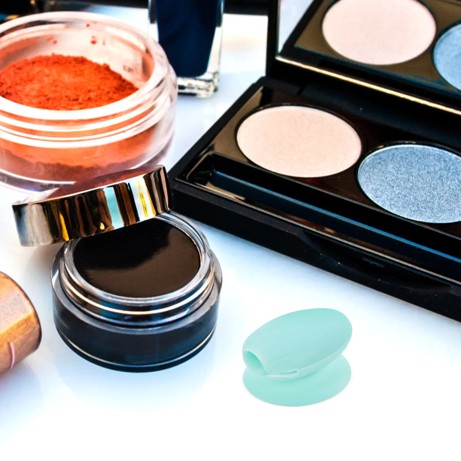 12 Stuks Herbruikbare Siliconen Lip Brush Covers Anti-Val Zuignap Voor Make-Up Kwasten Vuilbestendig Draagbare Opslag borstelkop