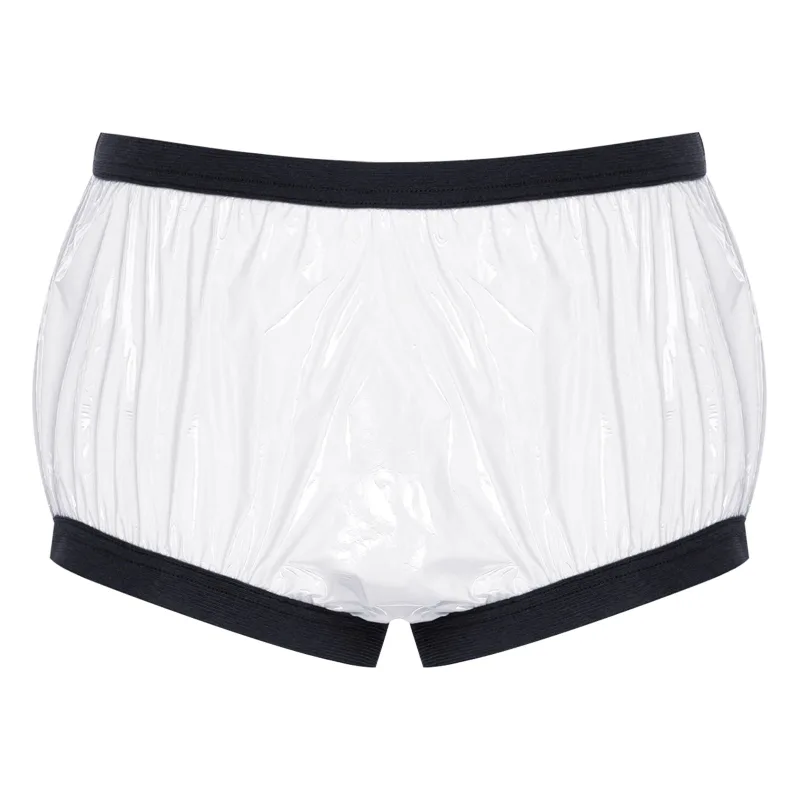 Men Waterproof Diaper Cover Elderly Bedridden Leak-proof Incontinence Briefs Tear-away Washable Adaptive Underwear Swimwear
