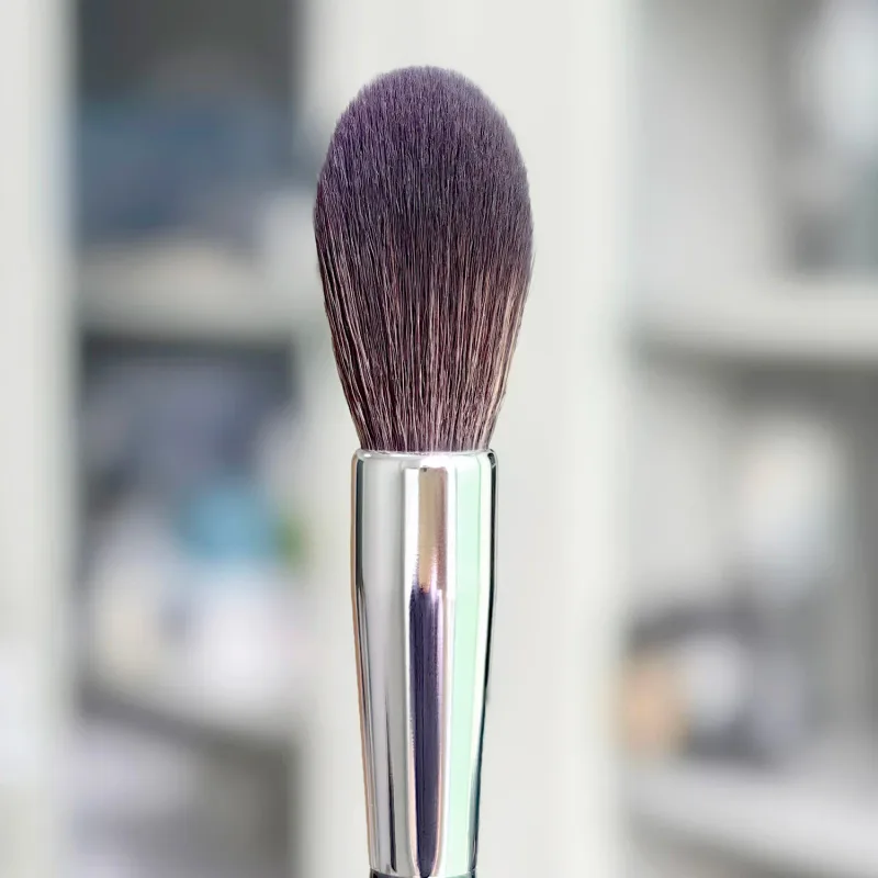 Vela.Yue 2 Buah Set Kuas Rias untuk Kit Alat Kecantikan Kosmetik Luminizer Highlighter Bedak Wajah