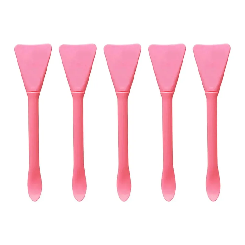 5pcs Silicone Face Mask Brushes Makeup Spatula Applicator Skincare Spatula Lotion Face Cream Applicator Spa Makeup Tools