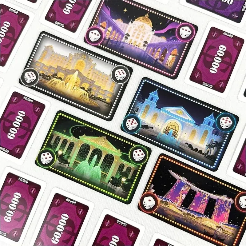 Las Vegas Royale stratégiai társasjáték hordozható verzió – zseniális választás családi játék estére