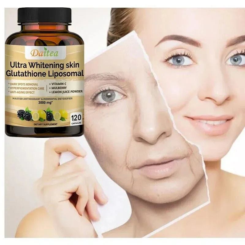 Collagen Glutathione Capsules - Powerful Antioxidants That Help Immune Function Skin Health Beauty Youthfulness and Repair