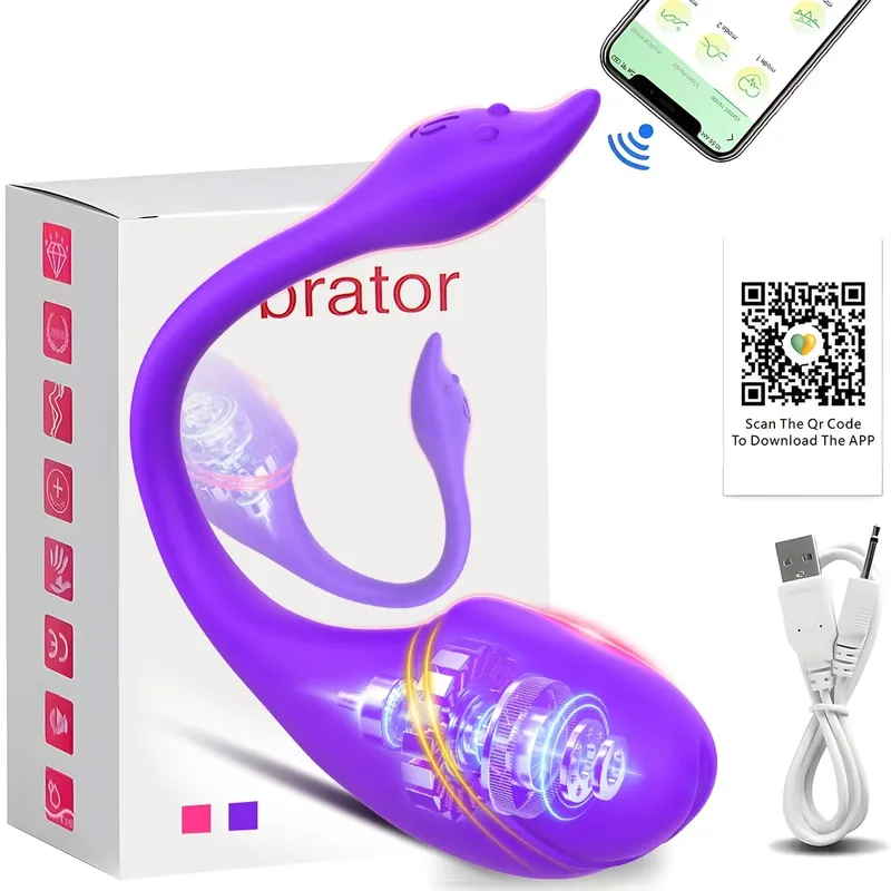 Luxus Field APP Control Vibrátor Klitorisz stimulátor Női G Spot Vagina Vibrációs Masszírozó Kezdő szexjátékok