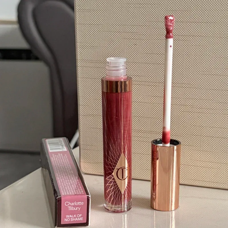 Πολυτελές CT Multicolored Water Light Lip Gloss Lasting Hydrating Lip Balm σε σχήμα καρδιάς Tip Lip Brush&Jelly Lip Gloss Makeup Gift