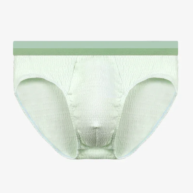 2PCS Men's triangular underpants, pure cotton men's style, made of baby cotton. The underpants are of a thin style for summer,
