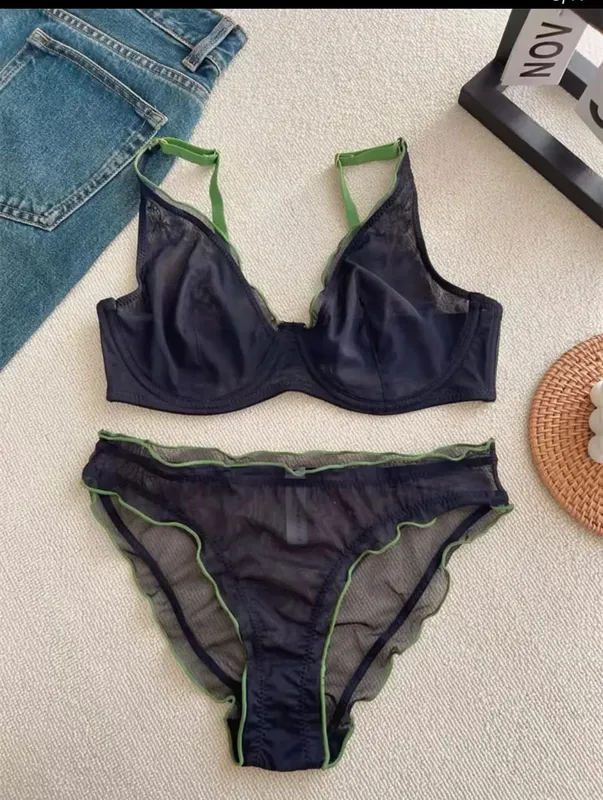 New Arrival Γυναικείο Σετ σουτιέν Full Cup Ultra Thin Minimizer Sexy Support Anti-Saging Side Slim ABCD Everyday Comfort Σετ εσωρούχων