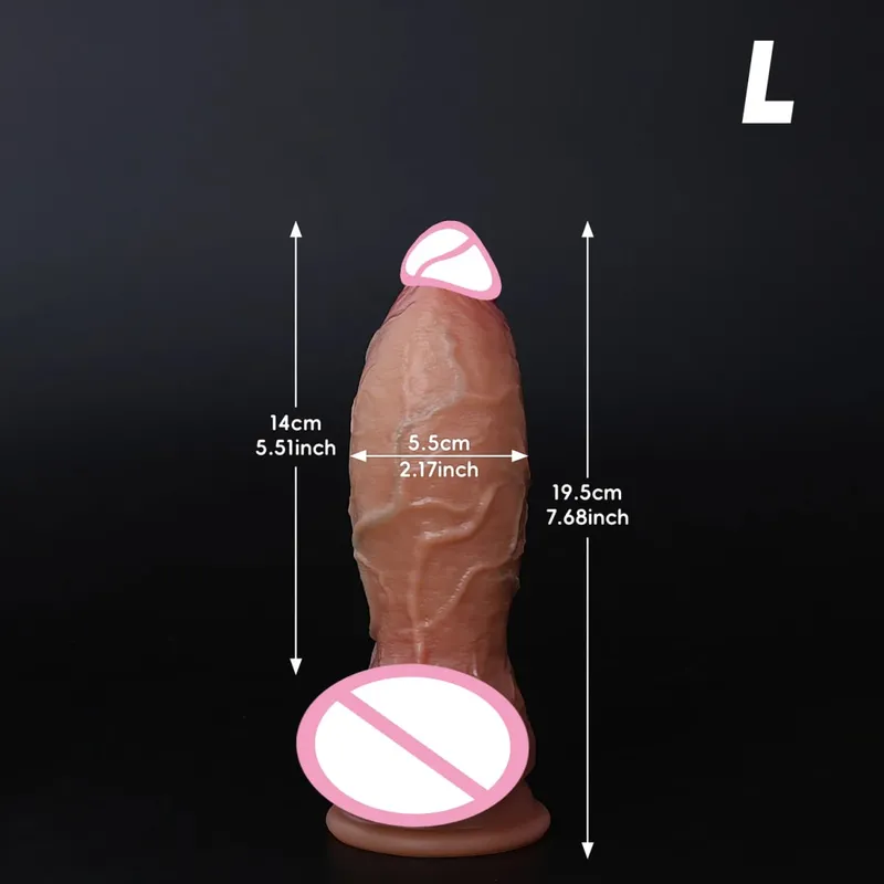 Huge Thick Realistic Dildo Big Penis Double Penetration Anal Plug Vagina Masturbator Fake Dick Adult Sex Toy for Women Sexuales