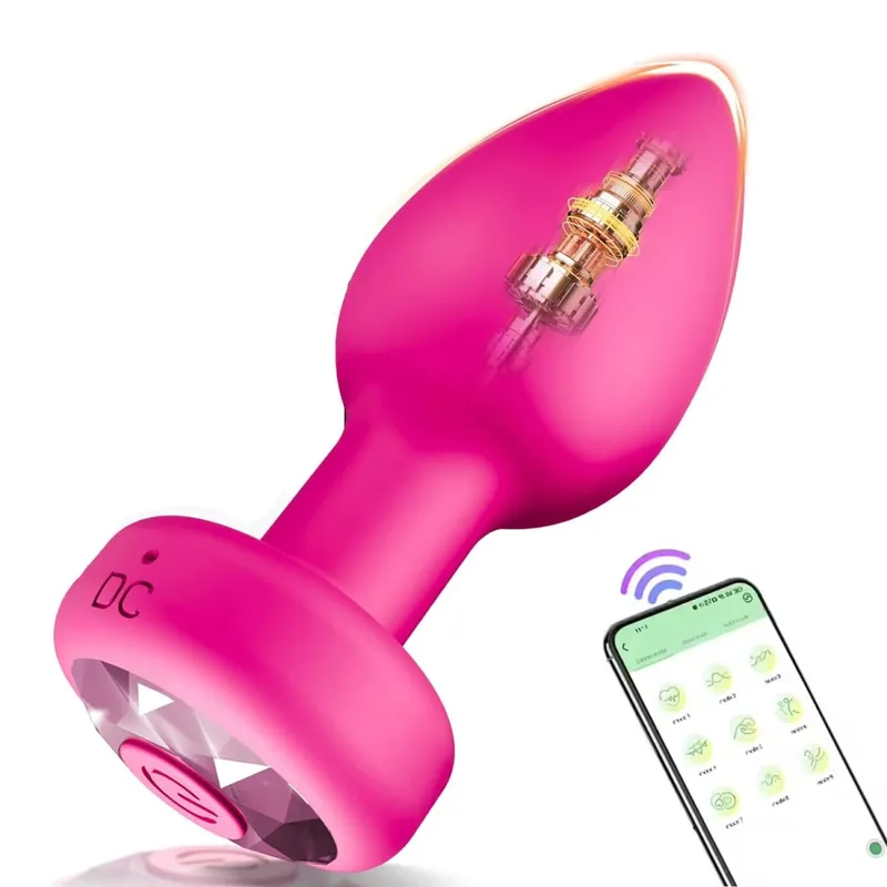 Távirányítós Anális Vibrátor alkalmazás Vezeték nélküli fenékdugó női vagina maszturbátor férfi prosztata masszírozó felnőtt szexjátékok pároknak